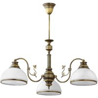 Deckenleuchte Messing antik 3xE27 MARLOW Esszimmer von Zaklad Wielobranzowy Export-Import-Jupiter
