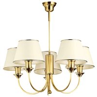 Deckenleuchte in Messing 5-flmg Esszimmer PENELO von Zaklad Wielobranzowy Export-Import-Jupiter