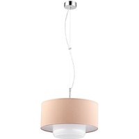 Hängelampe Beige Weiß rund VERRONA Esstischleuchte von Zaklad Wielobranzowy Export-Import-Jupiter