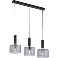Hängelampe Schwarz Glas in Rauchgrau E27 Modern von Zaklad Wielobranzowy Export-Import-Jupiter
