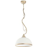 Hängelampe Weiß Glas Ø30cm Esstisch Wohnzimmer von Zaklad Wielobranzowy Export-Import-Jupiter