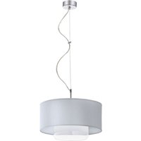 Hängelampe Weiß Stoff Glas Ø35cm Esstisch Leuchte von Zaklad Wielobranzowy Export-Import-Jupiter