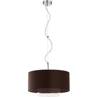 Hängeleuchte Braun Glas Stoff VERRONA Esszimmer von Zaklad Wielobranzowy Export-Import-Jupiter