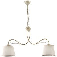 Hängeleuchte Stoff Metall LOCOLA Esszimmer Lampe von Zaklad Wielobranzowy Export-Import-Jupiter