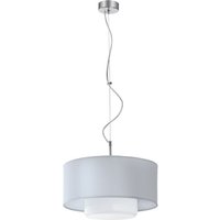 Hängeleuchte VERRONA Stoff Glas Ø35cm Esszimmer von Zaklad Wielobranzowy Export-Import-Jupiter