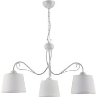 Hängeleuchte Weiß Ø80cm Esstisch Leuchte LOCOLA von Jupiter