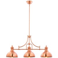 Industrial Hängelampe Metall E27 L:123cm in Kupfer von Zaklad Wielobranzowy Export-Import-Jupiter