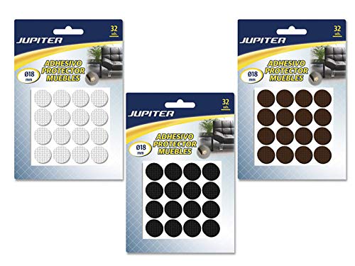 Jupiter Aufkleber Eva Möbel Ø 18 mm 32 Stück BCO/NGO/Braun, Standard von Jupiter