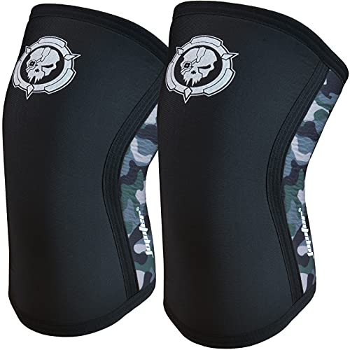 Jupiter kniebandagen gewichtheben,für Kraftsport kniebeuge,knieschoner krafttraining, Knee Sleeve aus 7 mm Neopren, Unisex von Jupiter