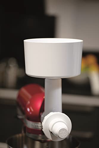 Jupiter Küchenmaschinen Getreidemühlen- / Kaffeemahl-Vorsatz mit Stahlkegelmahlwerk kompatibel mit KitchenAid Küchenmaschinen von Jupiter