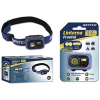 Jupiter - Stirnlampe led 200lm + cob 50lm - Widerstandsfähigkeit ip65 - verstellbares Stirnband - Betrieb mit 3 AAA-Batterien (nicht im Lieferumfang von Jupiter