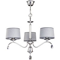 Kronleuchter AELUA Chrom Grau Ø74cm 3xE27 Esstisch von Zaklad Wielobranzowy Export-Import-Jupiter