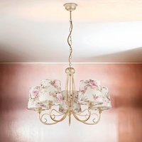 Kronleuchter Blumen Motiv Ø70cm Esszimmer 5xE27 von Zaklad Wielobranzowy Export-Import-Jupiter