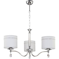 Kronleuchter UMNU Hellgrau Chrom Esstisch Lampe von Zaklad Wielobranzowy Export-Import-Jupiter