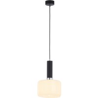 Metall Pendelleuchte Schwarz Weiß E27 blendarm von Zaklad Wielobranzowy Export-Import-Jupiter