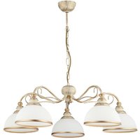 Pendelleuchte DELMARE Weiß Ø74cm Esszimmer Lampe von Zaklad Wielobranzowy Export-Import-Jupiter