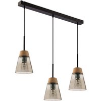 Pendelleuchte Schwarz Rauch ARAVAE Esstisch Lampe von Zaklad Wielobranzowy Export-Import-Jupiter