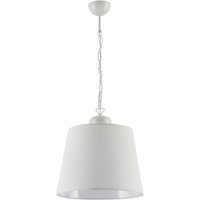 Pendelleuchte Weiß Ø38cm wohnlich LOCOLA Esszimmer von Jupiter