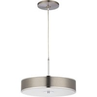 Runde Hängelampe in Silber Metall Ø40cm LORSAN von Zaklad Wielobranzowy Export-Import-Jupiter
