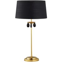 Schwarze Tischlampe Metall 65cm hoch E27 Klassisch von Zaklad Wielobranzowy Export-Import-Jupiter