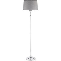 Stehlampe Grau Chrom 166cm AELUA Wohnzimmer Licht von Zaklad Wielobranzowy Export-Import-Jupiter
