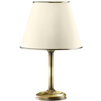 Tischlampe PENELO in Messing Weiß 56cm Wohnzimmer von Zaklad Wielobranzowy Export-Import-Jupiter