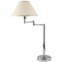 Tischleuchte SELUSSA Chrom Weiß verstellbar Lampe von Zaklad Wielobranzowy Export-Import-Jupiter