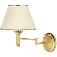 Wandlampe PENELO verstellbar in Messing Weiß Bett von Zaklad Wielobranzowy Export-Import-Jupiter