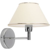 Wandlampe Weiß Chrom E27 Wohnzimmer Flur Leuchte von Zaklad Wielobranzowy Export-Import-Jupiter