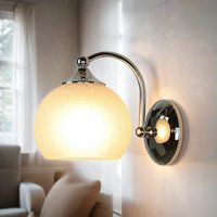 Wandlampe Weiß Chrom NABO Wandleuchte Bad Flur von Zaklad Wielobranzowy Export-Import-Jupiter