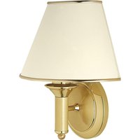 Wandlampe in Messing Gold Weiß PENELO Wohnzimmer von Zaklad Wielobranzowy Export-Import-Jupiter