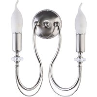 Wandlampe in Silber AREGUND 2xE14 Flur Bett Licht von Zaklad Wielobranzowy Export-Import-Jupiter