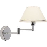 Wandleuchte SELUSSA Weiß Chrom Bett Flur Lampe von Zaklad Wielobranzowy Export-Import-Jupiter