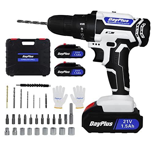 Akkuschrauber Akku Bohrschrauber Professional 21V Akkuschrauber Klein mit 2x 1300mAh Akkus, 25+1 Drehmomenteinstellung, 26-Teiligem Bohrer-Set Elektrische Bohrmaschine Akku Schrauber für Haus Garten Akkuschrauber Akku Bohrschrauber Professional 21V Akkuschrauber Klein mit 2x 1300mAh Akkus, 25+1 Drehmomenteinstellung, 26-Teiligem Bohrer-Set Elektrische Bohrmaschine Akku Schrauber für Haus Garten von Jupitor