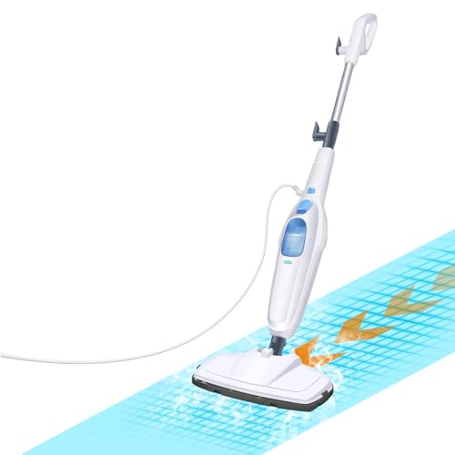 Dampfmopp, elektrischer Dampfreiniger zum Reinigen, elektrischer Bodenreiniger, Teppich-Dampfreiniger mit praktischer abnehmbarer Handeinheit, Dampfmopp für Hartholzböden/Fliesen/Laminat/Keramikböden Dampfmopp, elektrischer Dampfreiniger zum Reinigen, elektrischer Bodenreiniger, Teppich-Dampfreiniger mit praktischer abnehmbarer Handeinheit, Dampfmopp für Hartholzböden/Fliesen/Laminat/Keramikböden von Jupitor