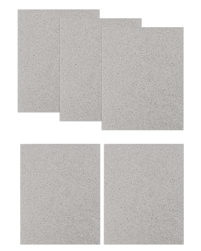 Mikrowellen-Glimmerplatte, 150 mm x 120 mm, hochtemperaturbeständige Wellenleiter-Abdeckung, Ersatz für Mikrowellen-Reparatur, einfach zu installieren, Glimmerplatte für die meisten Mikrowellen, 5 von Juqumty