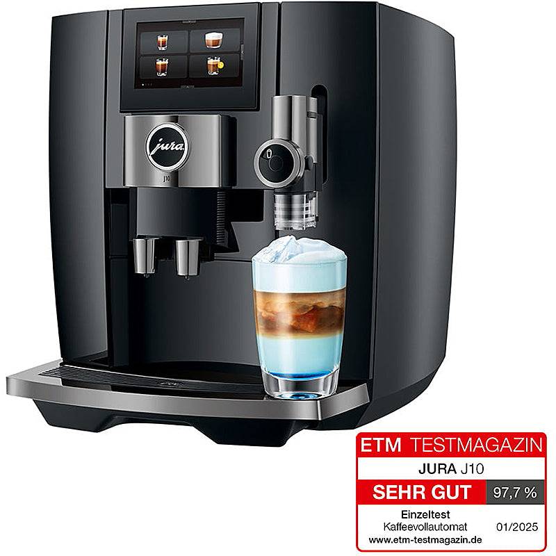 JURA J10 Kaffeevollautomat Farbe: Piano Black von Jura