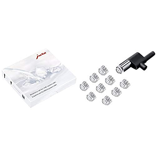 Jura 24115 Zubehörset für Milchsystem HP1 transparent & 72228 Auswechselbarer Milchauslauf für Profi-Feinschaumdüse, 10-er Set Jura 24115 Zubehörset für Milchsystem HP1 transparent & 72228 Auswechselbarer Milchauslauf für Profi-Feinschaumdüse, 10-er Set von JURA