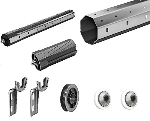 Juramondo Rollladen Wellen Set verstärkt SW60 x 1,0 mm Altbau und Neubau 8-Teilig Teleskop verschiedene Ausführungen (0,80 m- 1,00 m) von Juramondo
