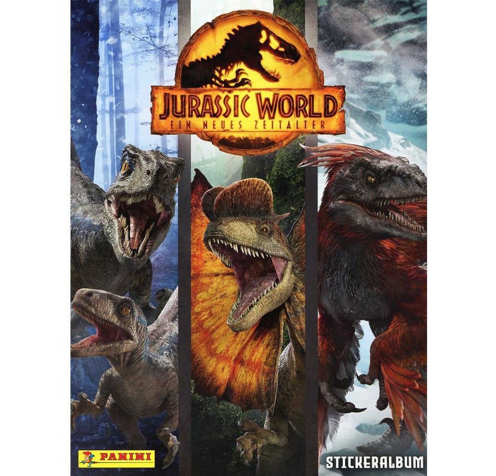 Jurassic Park Bücher-Adventskalender Jurassic World Dominion Ein neues Zeitalter Sticker 1 Album von Jurassic Park