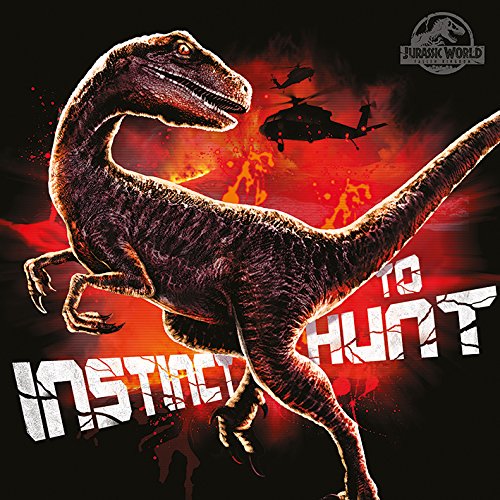 Jurassic Park Jurassic World Fallen Kingdom-Instinct to Hunt 40 x 40cm Canvas Print Leinwanddruck, Mehrfarbig, 40 x 40 cm von Jurassic World