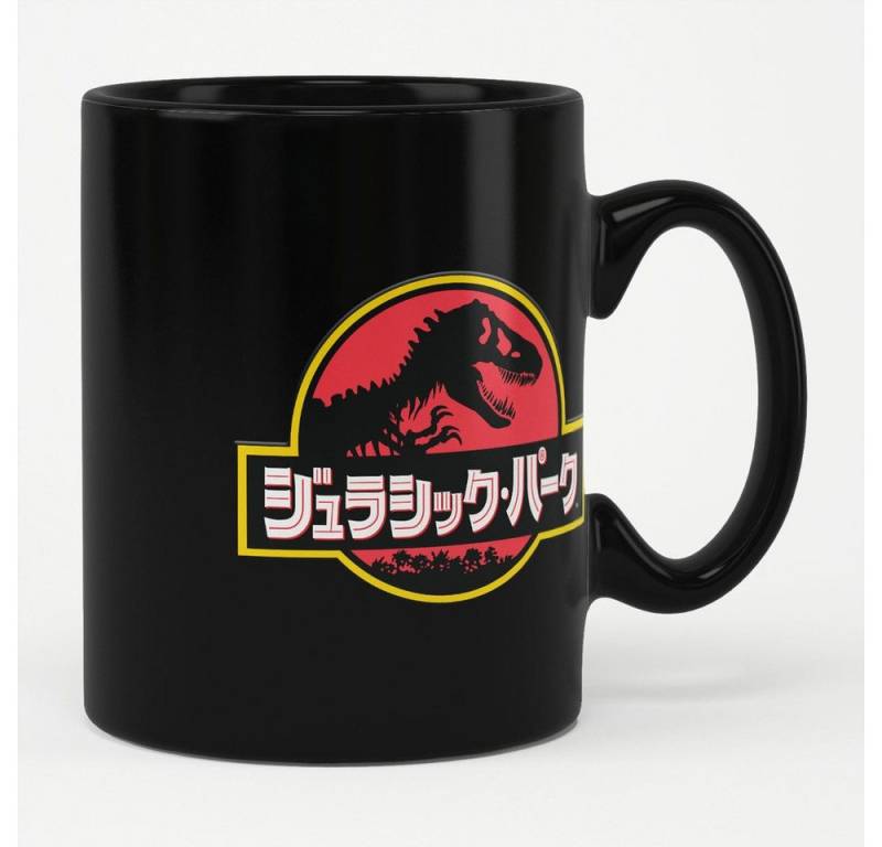 Jurassic Park Becher Japanese Logo Mug Jurassic Park Becher Japanese Logo Mug von Jurassic Park