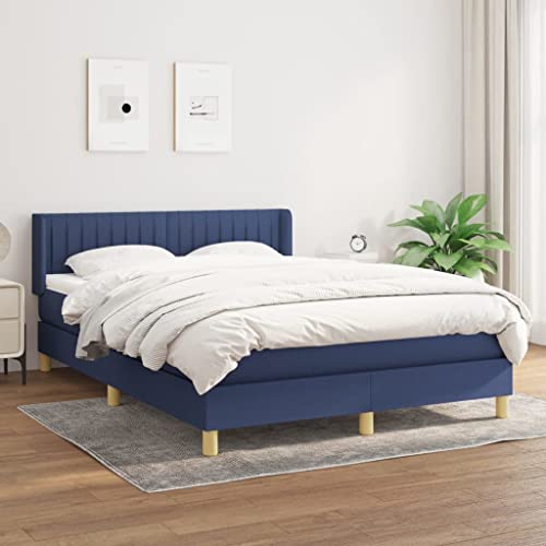 Juroupi Boxspringbett mit Matratze Bett Mit Matratze Bett Mit Bettkasten Boxspringbetten Mit Matratze Blau 140x190 cm Stoff - 3130431 Juroupi Boxspringbett mit Matratze Bett Mit Matratze Bett Mit Bettkasten Boxspringbetten Mit Matratze Blau 140x190 cm Stoff - 3130431 von Juroupi