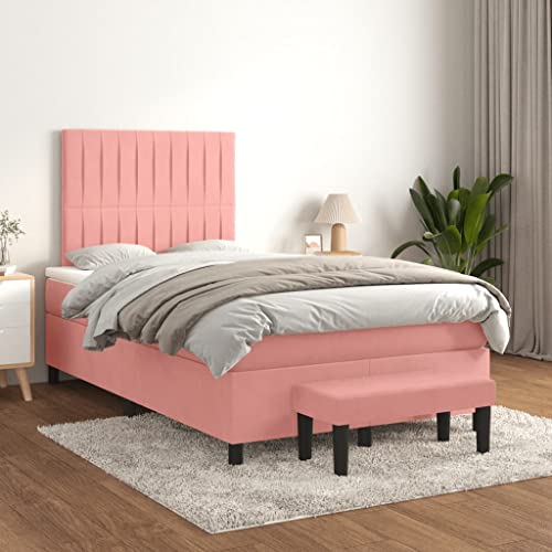 Juroupi Boxspringbett mit Matratze Bett Mit Matratze Bett Mit Bettkasten Boxspringbetten Mit Matratze Rosa 120x200 cm Samt - 3137958 Juroupi Boxspringbett mit Matratze Bett Mit Matratze Bett Mit Bettkasten Boxspringbetten Mit Matratze Rosa 120x200 cm Samt - 3137958 von Juroupi