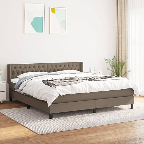 Juroupi Boxspringbett mit Matratze Bett Mit Matratze Bett Mit Bettkasten Boxspringbetten Mit Matratze Taupe 180x200 cm Stoff - 3129973 Juroupi Boxspringbett mit Matratze Bett Mit Matratze Bett Mit Bettkasten Boxspringbetten Mit Matratze Taupe 180x200 cm Stoff - 3129973 von Juroupi