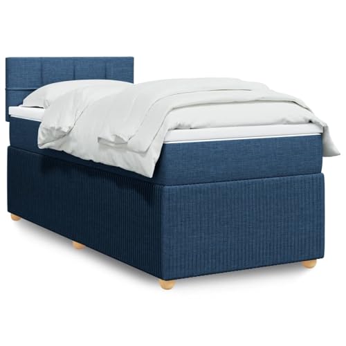 Juroupi Boxspringbett mit Matratze Bett Mit Matratze Betten Boxspringbett Mit Matratze Schlafzimmer Bett Blau 80x200 cm Stoff - 3289589 Juroupi Boxspringbett mit Matratze Bett Mit Matratze Betten Boxspringbett Mit Matratze Schlafzimmer Bett Blau 80x200 cm Stoff - 3289589 von Juroupi