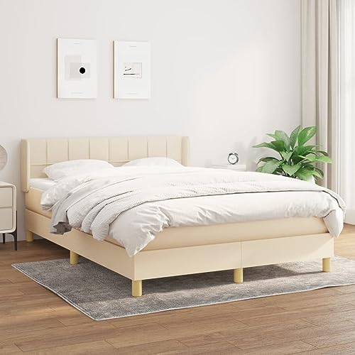 Juroupi Boxspringbett mit Matratze Bett Mit Matratze Betten Boxspringbett Mit Matratze Schlafzimmer Bett Creme 140x200 cm Stoff - 3130278 Juroupi Boxspringbett mit Matratze Bett Mit Matratze Betten Boxspringbett Mit Matratze Schlafzimmer Bett Creme 140x200 cm Stoff - 3130278 von Juroupi