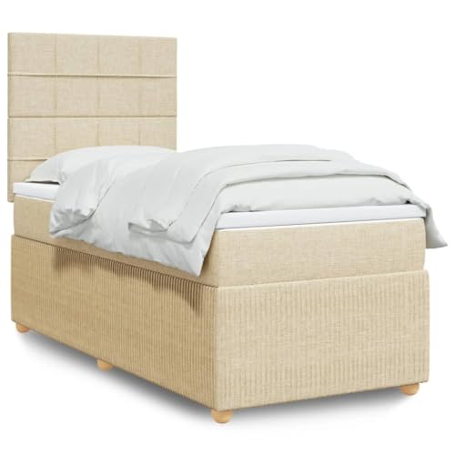 Juroupi Boxspringbett mit Matratze Bett Mit Matratze Betten Boxspringbett Mit Matratze Schlafzimmer Bett Creme 90x200 cm Stoff - 3291944 Juroupi Boxspringbett mit Matratze Bett Mit Matratze Betten Boxspringbett Mit Matratze Schlafzimmer Bett Creme 90x200 cm Stoff - 3291944 von Juroupi