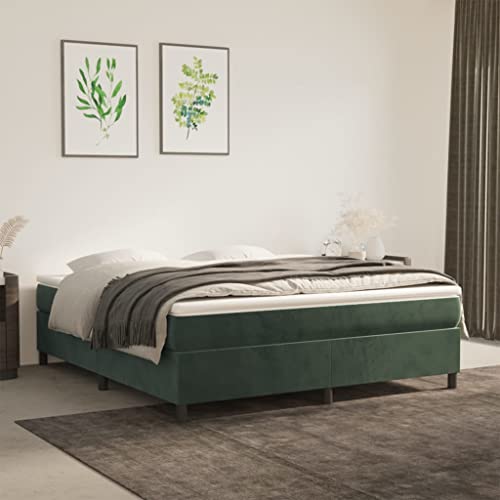 Juroupi Boxspringbett mit Matratze Bett Mit Matratze Betten Boxspringbett Mit Matratze Schlafzimmer Bett Dunkelgrün 180x200 cm Samt Juroupi Boxspringbett mit Matratze Bett Mit Matratze Betten Boxspringbett Mit Matratze Schlafzimmer Bett Dunkelgrün 180x200 cm Samt von Juroupi