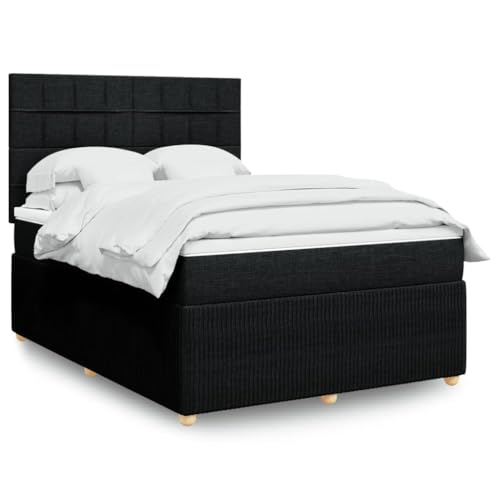 Juroupi Boxspringbett mit Matratze Betten Mit Matratze Schlafzimmer Bett Boxspringbett Mit Matratze Schwarz 140x200 cm Stoff - 3294381 Juroupi Boxspringbett mit Matratze Betten Mit Matratze Schlafzimmer Bett Boxspringbett Mit Matratze Schwarz 140x200 cm Stoff - 3294381 von Juroupi